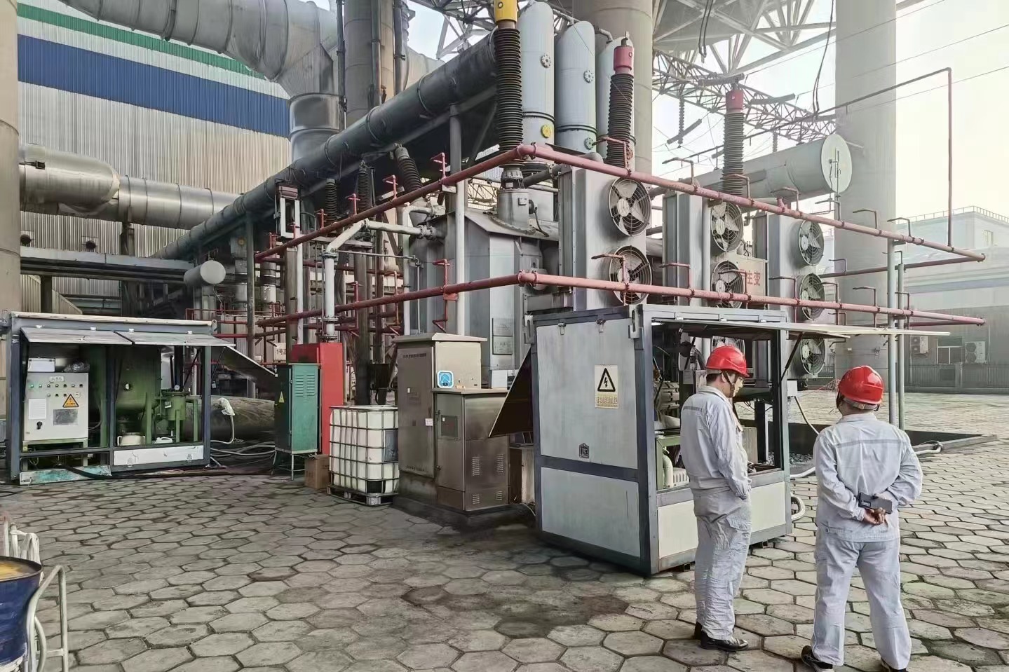 電(diàn)力公司使用安裝現場